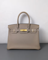 Hermes Birkin Retourne 30 | Trench Togo Gold Hardware-front1