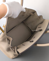 Hermes Birkin Retourne 30 | Trench Togo Gold Hardware-details