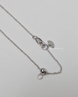 Graff Double Butterfly Silhouette Diamond Pendant | 18K White Gold-front1