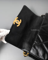 Chanel Chanel 19 Small | Black Lambskin Multicolored Hardware-details