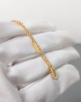 Van Cleef & Arpels VCA Vintage Alhambra Necklace Guilloche 18K Gold-front1