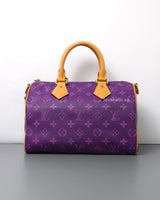 Louis Vuitton Speedy P9 Bandouliere 25 | Purple Gold Hardware-front1