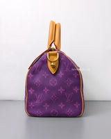 Louis Vuitton Speedy P9 Bandouliere 25 | Purple Gold Hardware-details