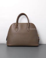 Hermes Bolide  25 | Etoupe Epsom Gold Hardware-back