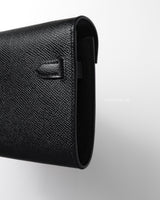 Hermes Kelly To Go Black Epsom Palladium Hardware-details