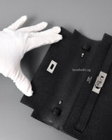 Hermes Kelly To Go Black Epsom Palladium Hardware-details