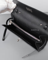 Hermes Kelly To Go Black Epsom Palladium Hardware-details