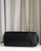 Chanel Large Shopping Bag 26A Black Caviar Gold Hardware-details