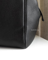 Chanel Large Shopping Bag 26A Black Caviar Gold Hardware-details