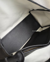 Chanel Large Shopping Bag 26A Black Caviar Gold Hardware-details