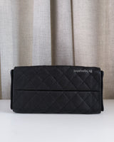 Chanel Chanel 25 Small | 26A Black Caviar Gold Hardware-side