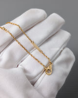 Vintage Alhambra Necklace White Mother of Pearl  18K Gold