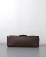 Maxi Flap Mini | 26B Brown Caviar Gold Hardware