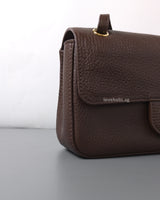 Maxi Flap Mini | 26B Brown Caviar Gold Hardware