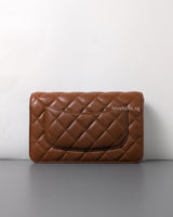 Wallet On Chain 23A Brown Caviar Gold Hardware