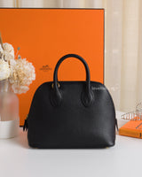 Bolide Mini Chevre Leather | Black Gold Hardware
