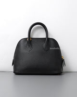 Bolide Mini Chevre Leather | Black Gold Hardware