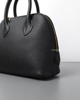 Bolide Mini Chevre Leather | Black Gold Hardware