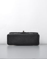 Mini Rectangle 18C Iridescent Black Caviar Gunmetal Hardware