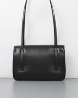 Chanel Preppy Coco Small | Black Caviar Brushed Gold Hardware-back