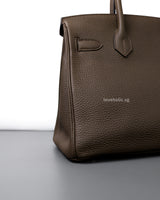Hermes Birkin Retourne 30 | Toupe Togo Gold Hardware-details