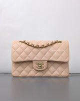 Chanel Classic Flap Small | 23S Light Beige Caviar Gold Hardware-front1