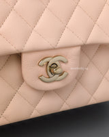 Chanel Classic Flap Small | 23S Light Beige Caviar Gold Hardware-details