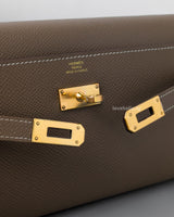 Hermes Kelly To Go Etoupe Epsom Gold Hardware-details