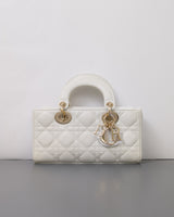 Dior Lady D-Joy Small | Latte Lambskin Light Gold Hardware-front1