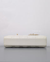 Dior Lady D-Joy Small | Latte Lambskin Light Gold Hardware-details