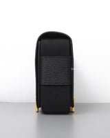 Hermes Geta Black Chevre Mysore Gold Hardware-details