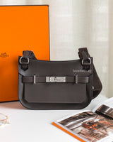 Hermes Jypsiere Mini | Ecorce Evercolor Palladium Hardware-front