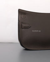 Hermes Jypsiere Mini | Ecorce Evercolor Palladium Hardware-details