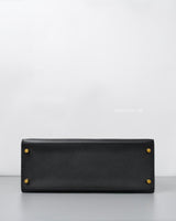 Hermes Kelly Sellier 28 | Black Epsom Gold Hardware-details