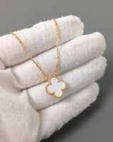 Van Cleef & Arpels VCA Vintage Alhambra Necklace White Mother of Pearl  18K Gold-model