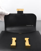 Hermes Constance Mini 18 | Black Epsom Gold Hardware-details