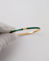 Chaumet Liens Évidence Bracelet 170 | Green with Diamonds 18K Rose Gold-front1