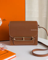 Hermes Roulis Mini | Gold Evercolor Gold Hardware-front