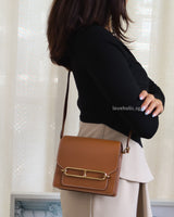 Hermes Roulis Mini | Gold Evercolor Gold Hardware-model