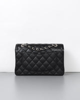 Chanel Classic Flap Small | Black Caviar Silver Hardware-back