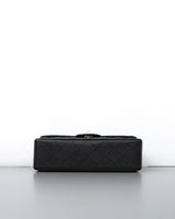 Chanel Classic Flap Small | Black Caviar Silver Hardware-details