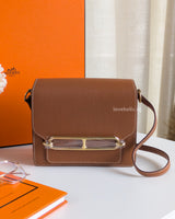 Hermes Roulis Mini | Gold Evercolor Gold Hardware-front
