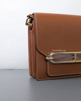 Hermes Roulis Mini | Gold Evercolor Gold Hardware-details