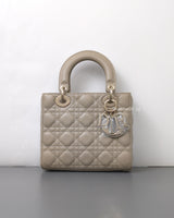 Dior My ABC Lady Dior Small | Sand Beige Lambskin Light Gold Hardware-front1