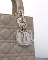 Dior My ABC Lady Dior Small | Sand Beige Lambskin Light Gold Hardware-details