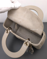Dior My ABC Lady Dior Small | Sand Beige Lambskin Light Gold Hardware-details