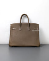 Hermes Birkin Retourne 25 | Etoupe Togo Palladium Hardware-back