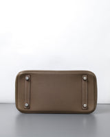 Hermes Birkin Retourne 25 | Etoupe Togo Palladium Hardware-details