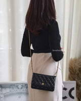 Chanel Wallet On Chain Black Caviar Gold Hardware-model