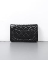 Chanel Wallet On Chain Black Caviar Gold Hardware-back